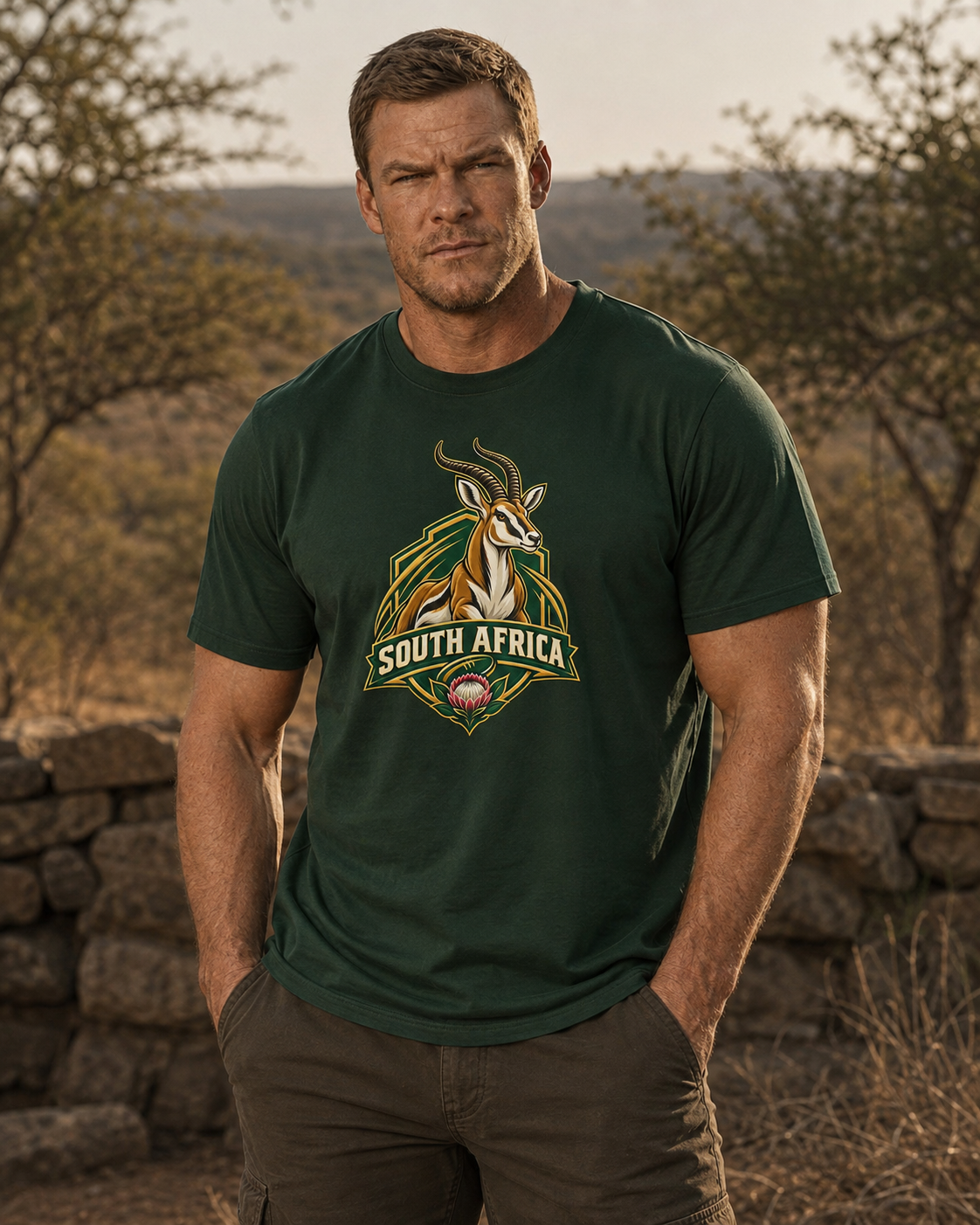 Short Sleeve Springbok t-shirt